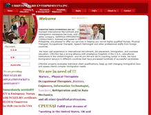 Tablet Screenshot of christineparis.com